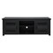Merrick Lane Galena Traditional Full Glass Door 65" TV Stand for up to 80" TVs